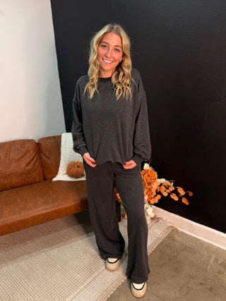 Cora Waffle Sweatshirt