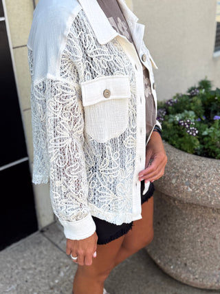 Leah Button Down