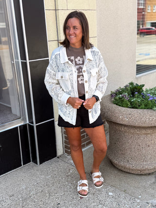 Leah Button Down