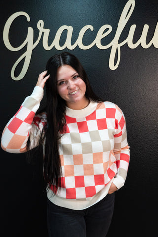 Checkerboard Sweater