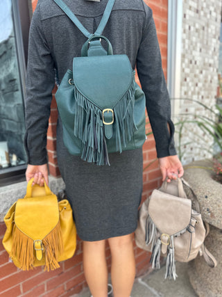 Jewel Distressed Backpack