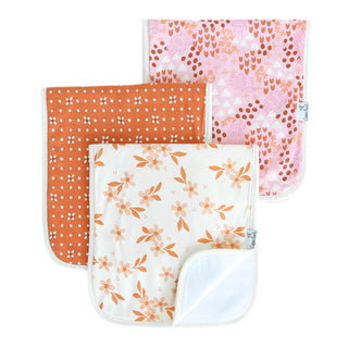 Copper Pearl Burp Cloths