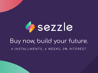 Sezzle, Buy now, build your future. 4 installments, 6 weeks, 0% interest